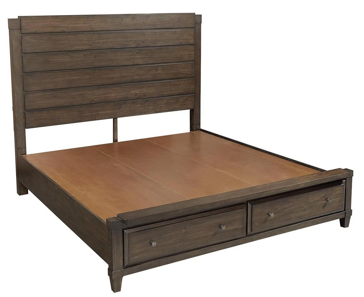 Aspenhome Easton King Storage Bed in Burnt Umber - Image 3