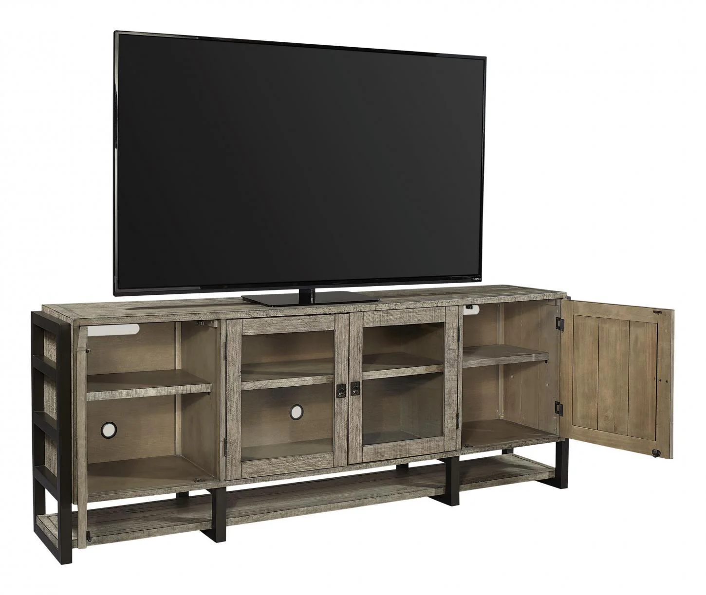 Aspenhome Furniture Grayson 85" Console in Cinder Grey - Image 2