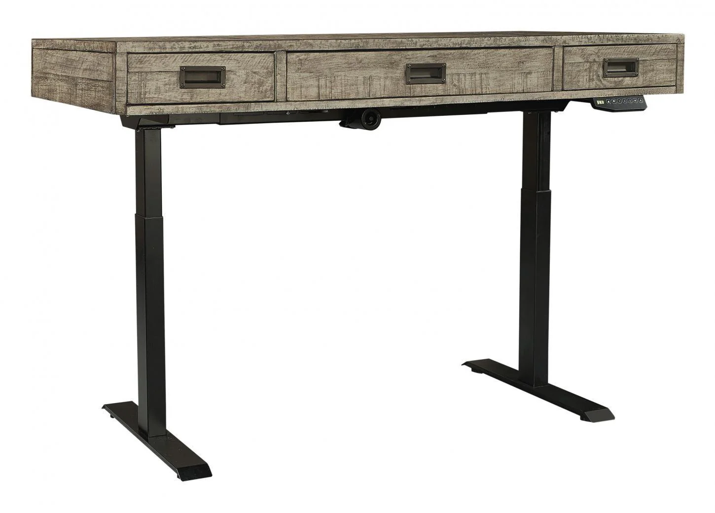 Aspenhome Furniture Grayson Lift Top Desk and Base in Cinder Grey - Image 2