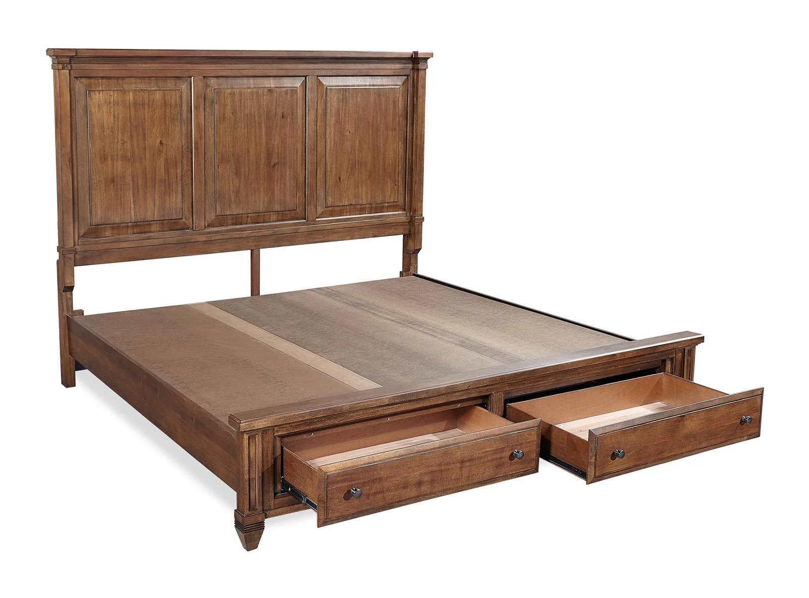 Aspenhome Furniture Thornton California King Panel Storage Bed in Sienna - Image 2