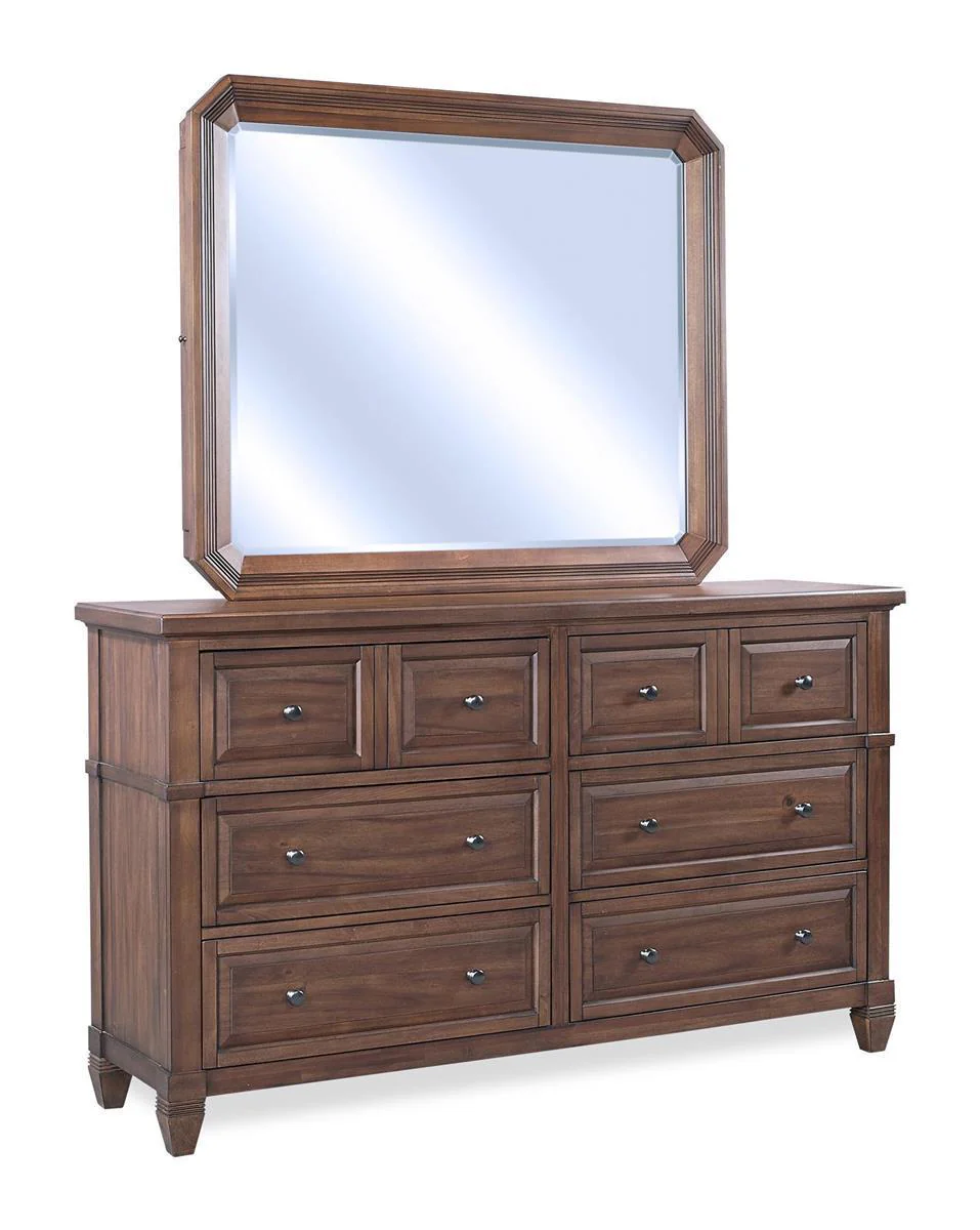 Aspenhome Furniture Thornton Mirror with Jewelry Storage in Sienna - Image 2