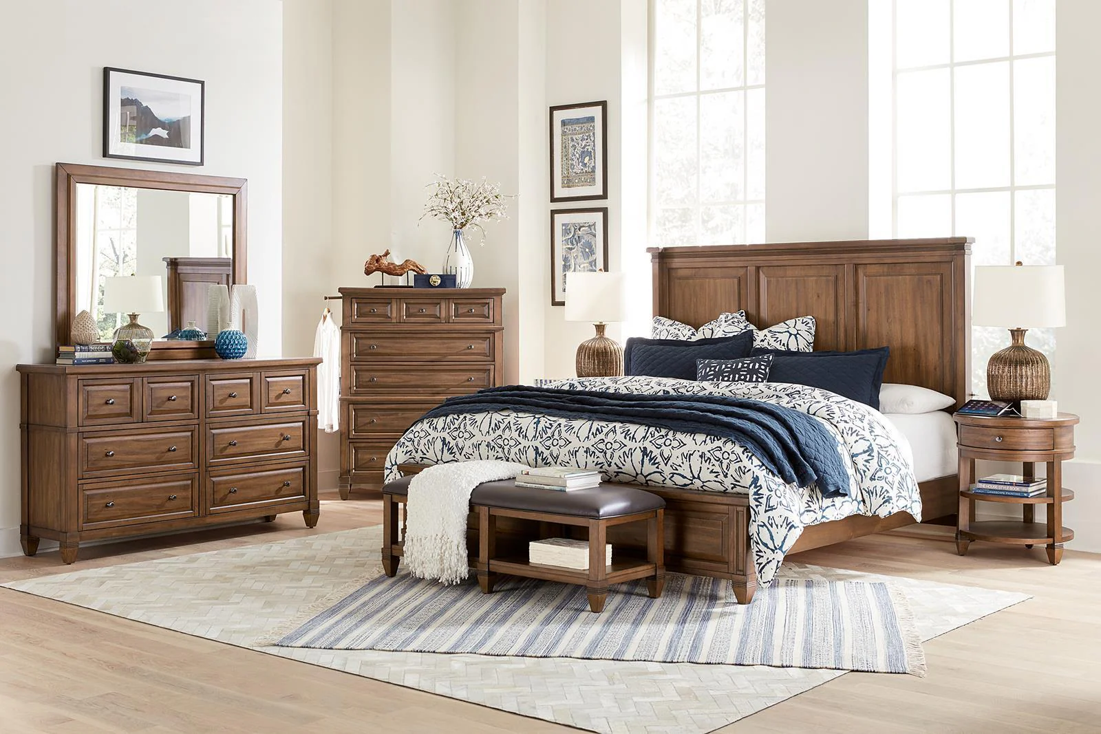Aspenhome Furniture Thornton Queen Panel Bed in Sienna - Image 3