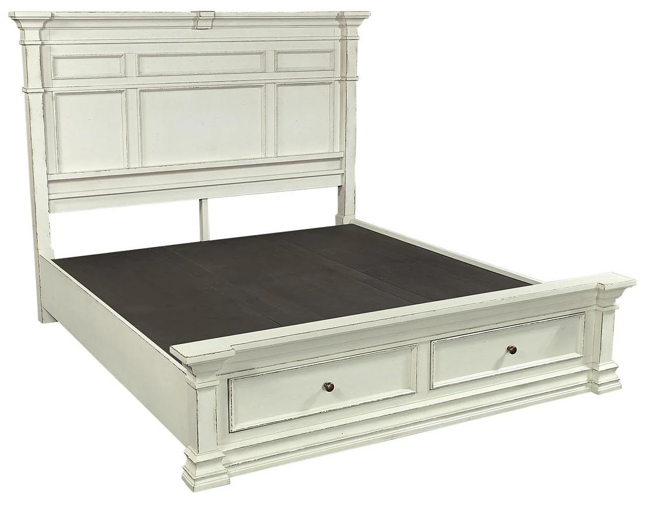 Aspenhome Granville King Storage Bed in Vintage White - Image 2