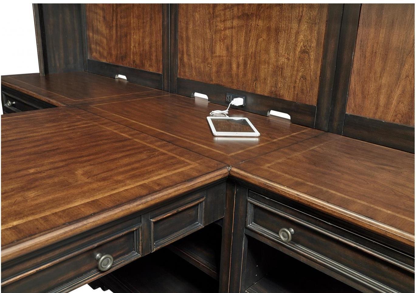 Aspenhome Hampton Modular Desk in Black Cherry - Image 5