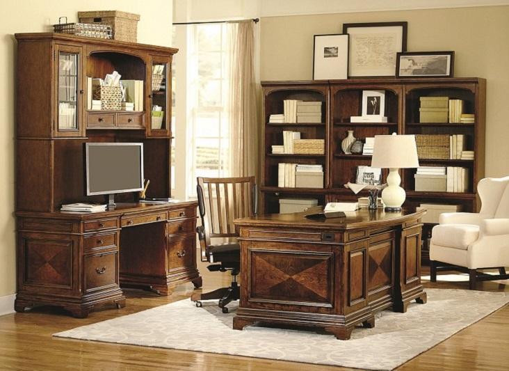 Aspenhome Hawthorne Open Bookcase in Brown Cherry - Image 4