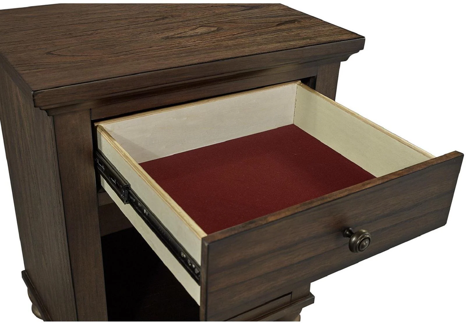 Aspenhome Hudson Valley 1 Drawer Nightstand in Chestnut - Image 2