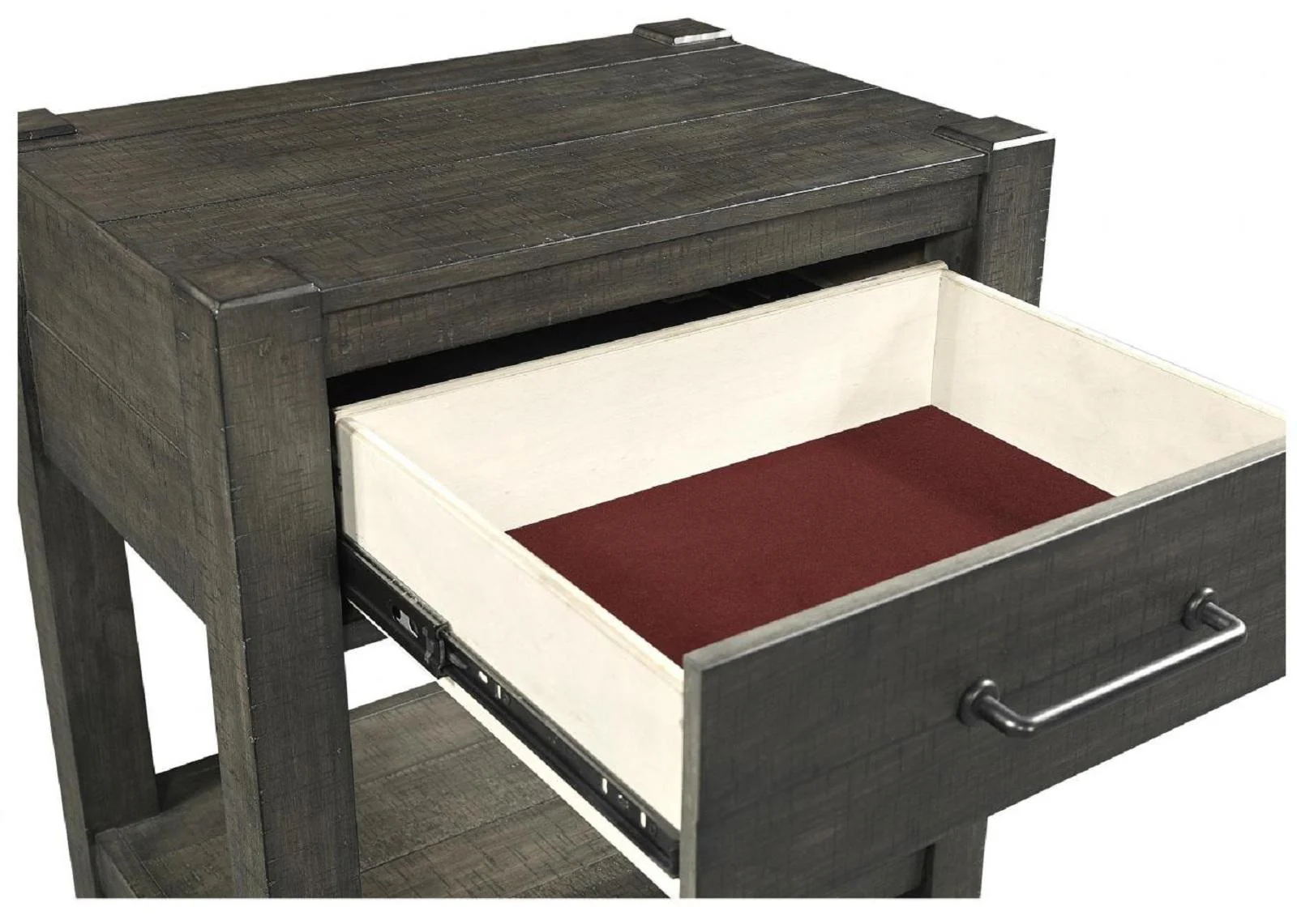 Aspenhome Mill Creek 1 Drawer Nightstand in Carob - Image 2
