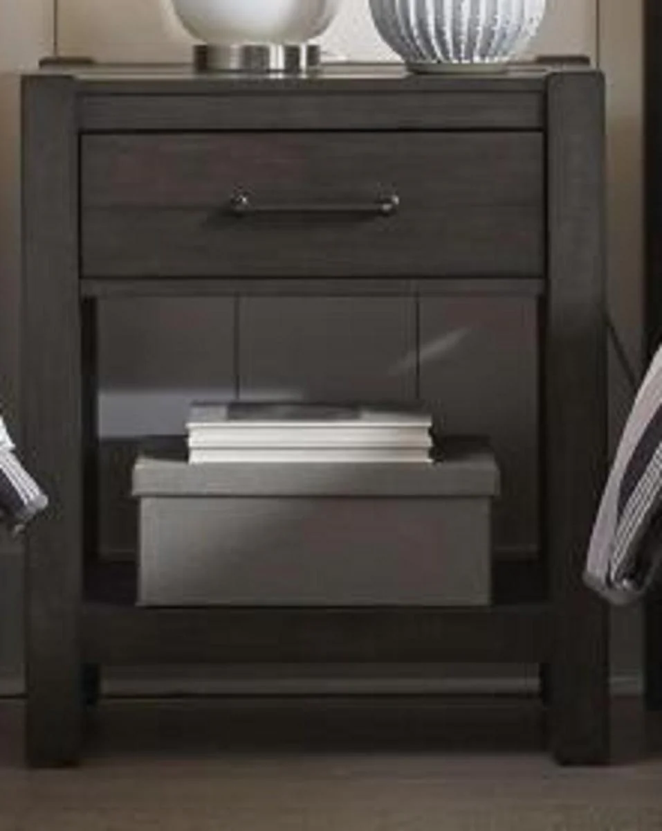 Aspenhome Mill Creek 1 Drawer Nightstand in Carob - Image 3