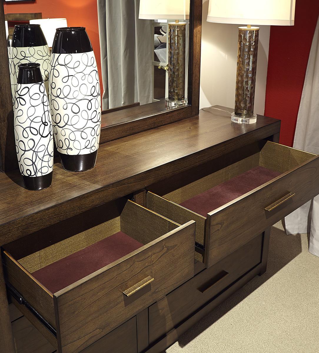 Aspenhome Modern Loft 6 Drawer Dresser in Brownstone - Image 2