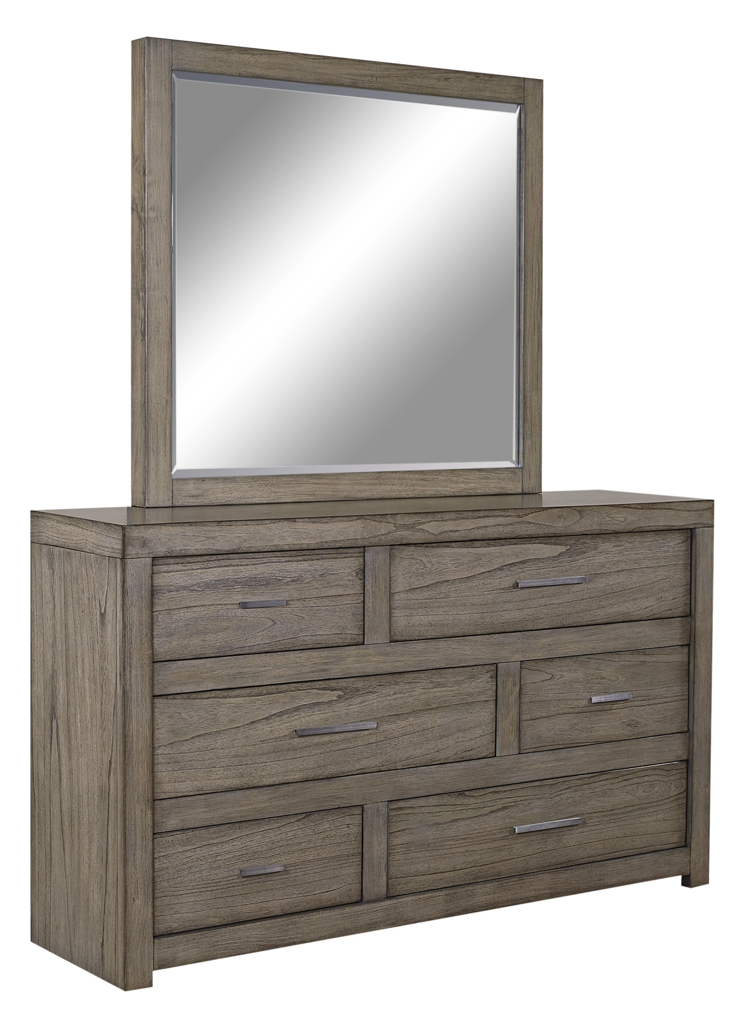 Aspenhome Modern Loft 6 Drawer Dresser in Greystone - Image 2