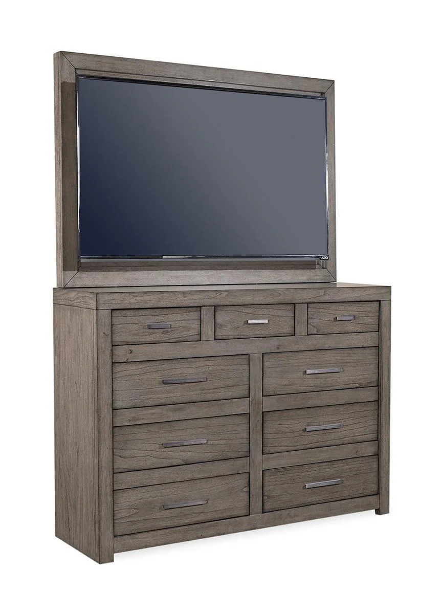 Aspenhome Modern Loft 9 Drawer Chesser in Greystone - Image 2