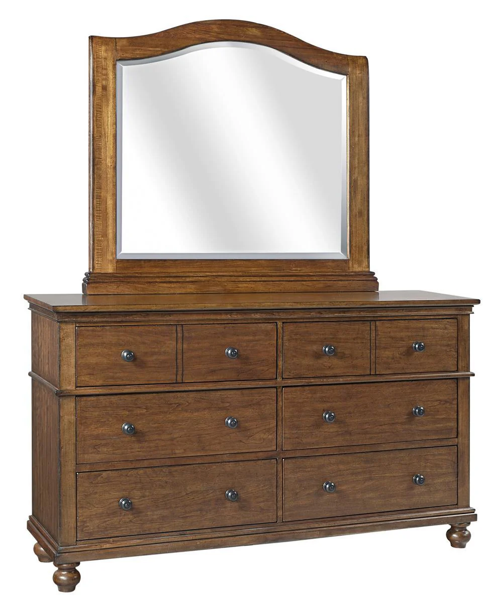 Aspenhome Oxford 6 Drawer Dresser in Whiskey Brown - Image 3