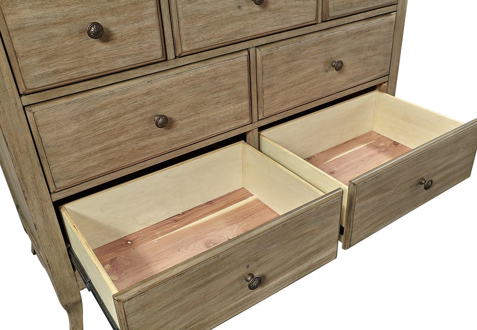 Aspenhome Provence 9 Drawer Tall Chesser in Patine - Image 3