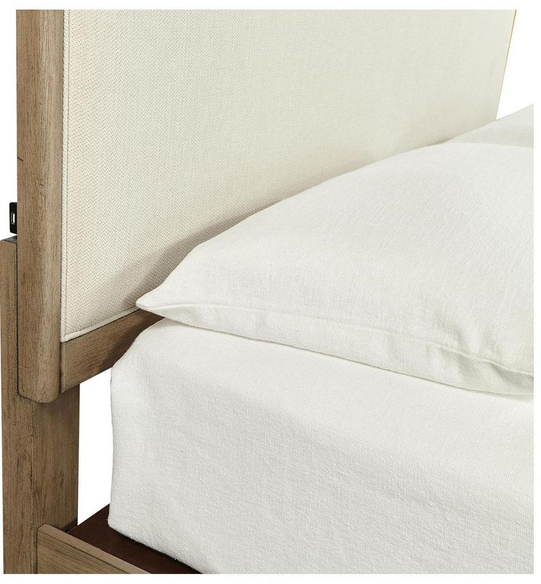 Aspenhome Provence Queen Upholstered Bed in Patine - Image 4