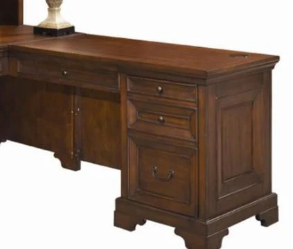 Aspenhome Richmond 48" Return Desk in Charleston Brown - Image 2