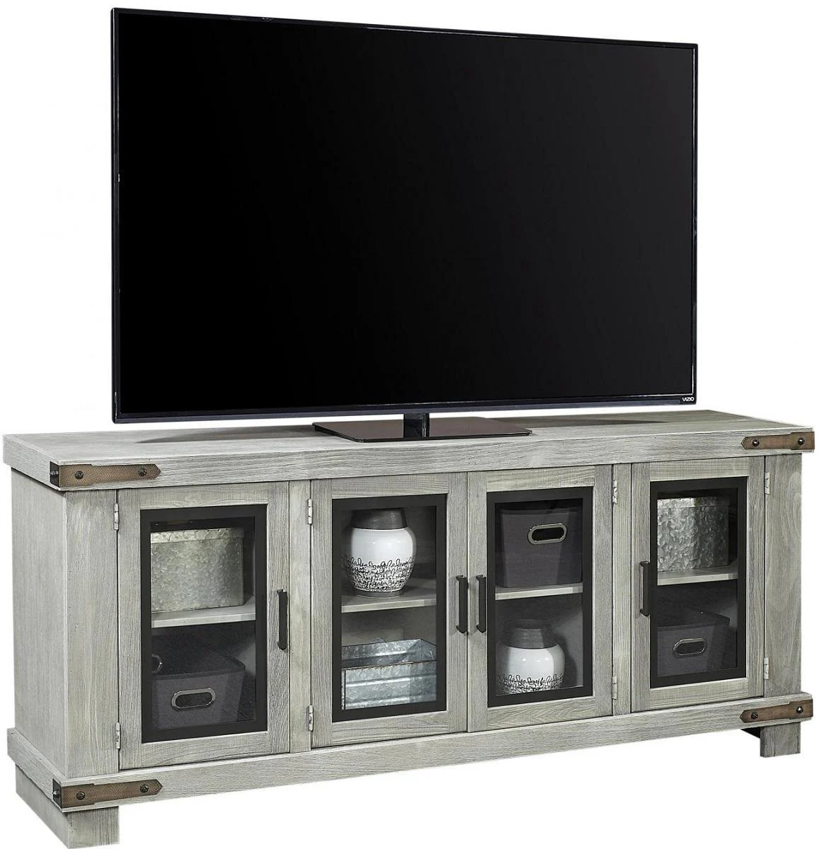 Aspenhome Sawyer 78"Console in Lighthouse Grey - Image 3
