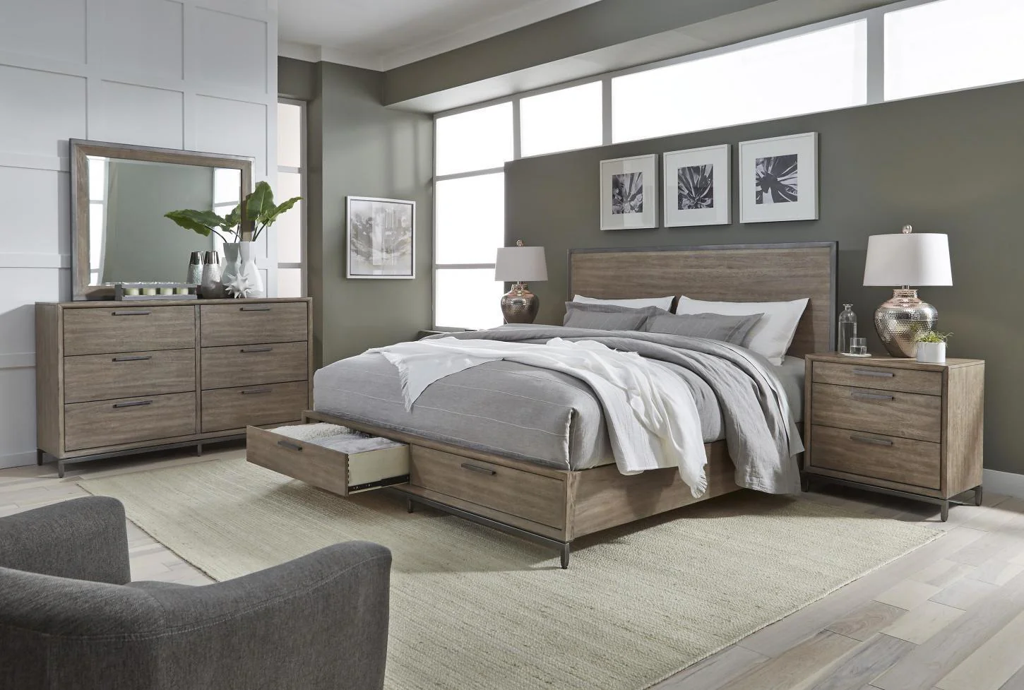 Aspenhome Trellis 6 Drawer Dresser in Desert Brown - Image 2