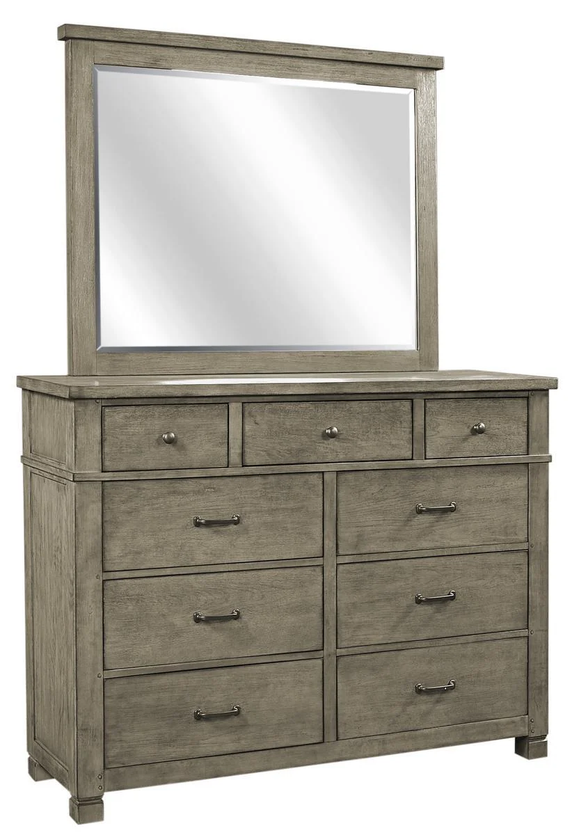 Aspenhome Tucker Landscape Mirror in Stone - Image 2