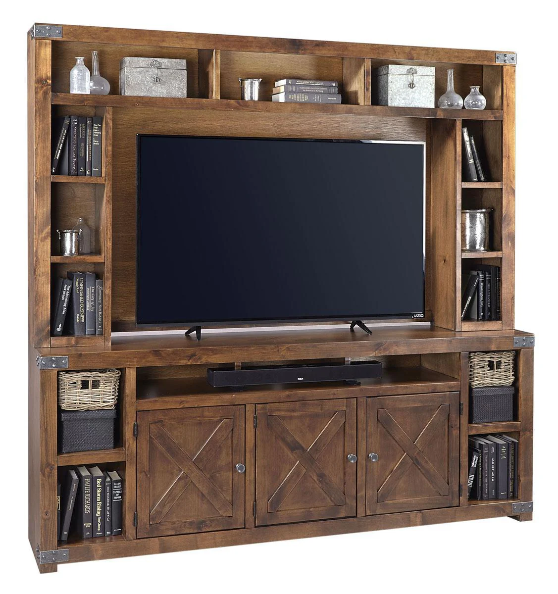 Aspenhome Urban Farmhouse 84" Hutch in Fruitwood - Image 3