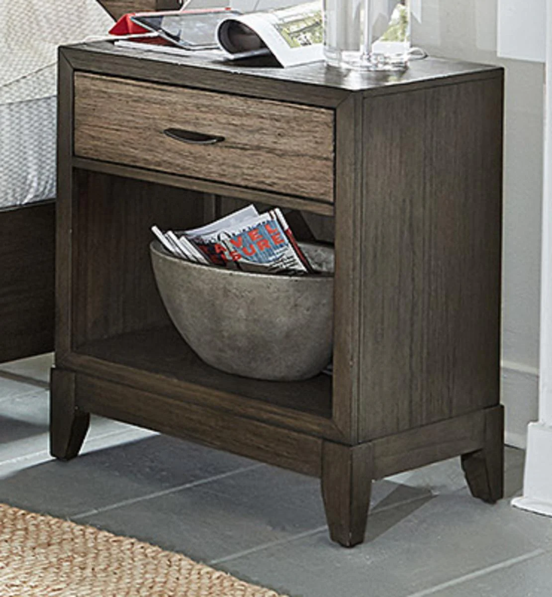 Aspenhome Westlake 1 Drawer Nightstand in Portobello - Image 3