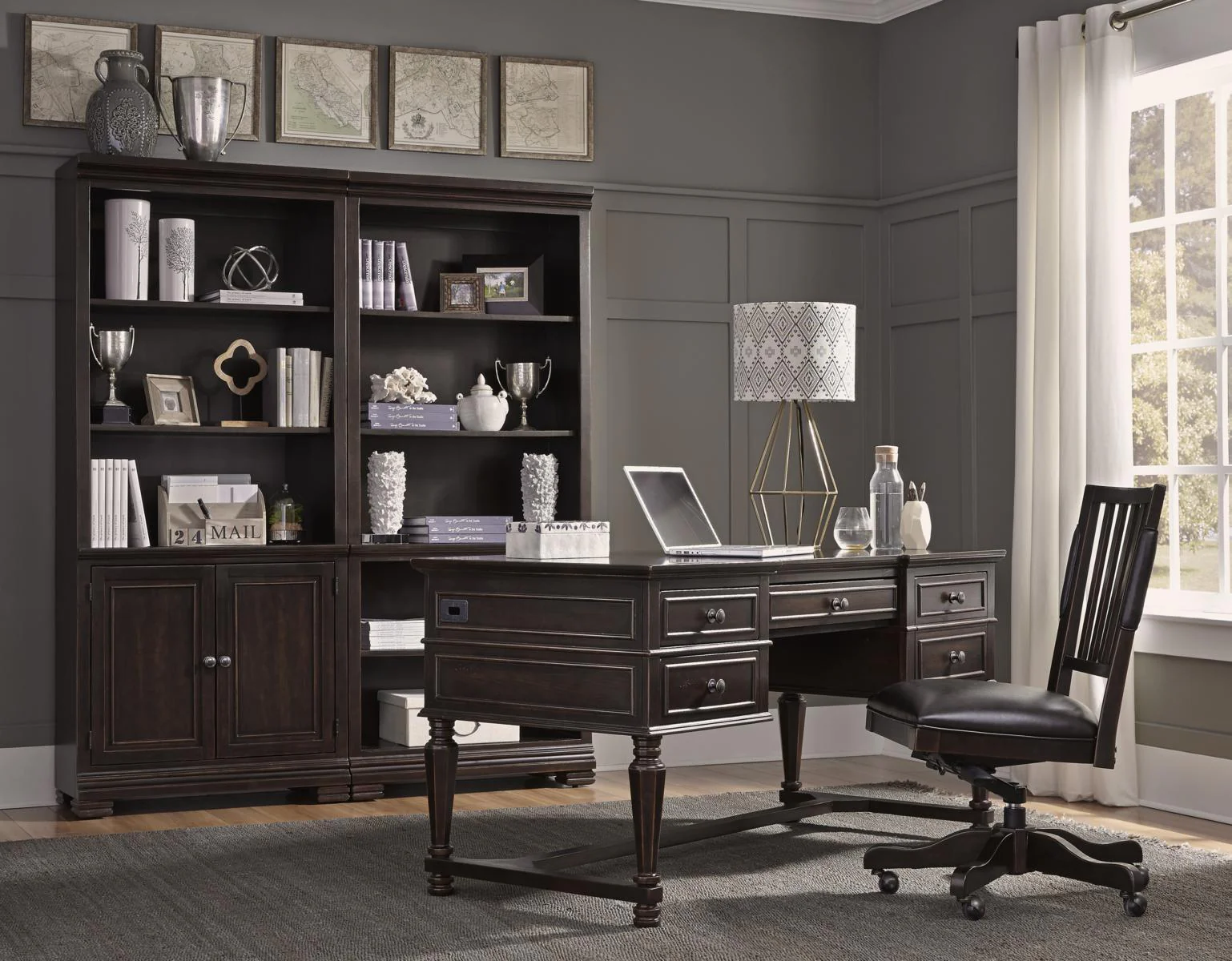 Aspenhome Weston Office Chair in Brown - Image 3