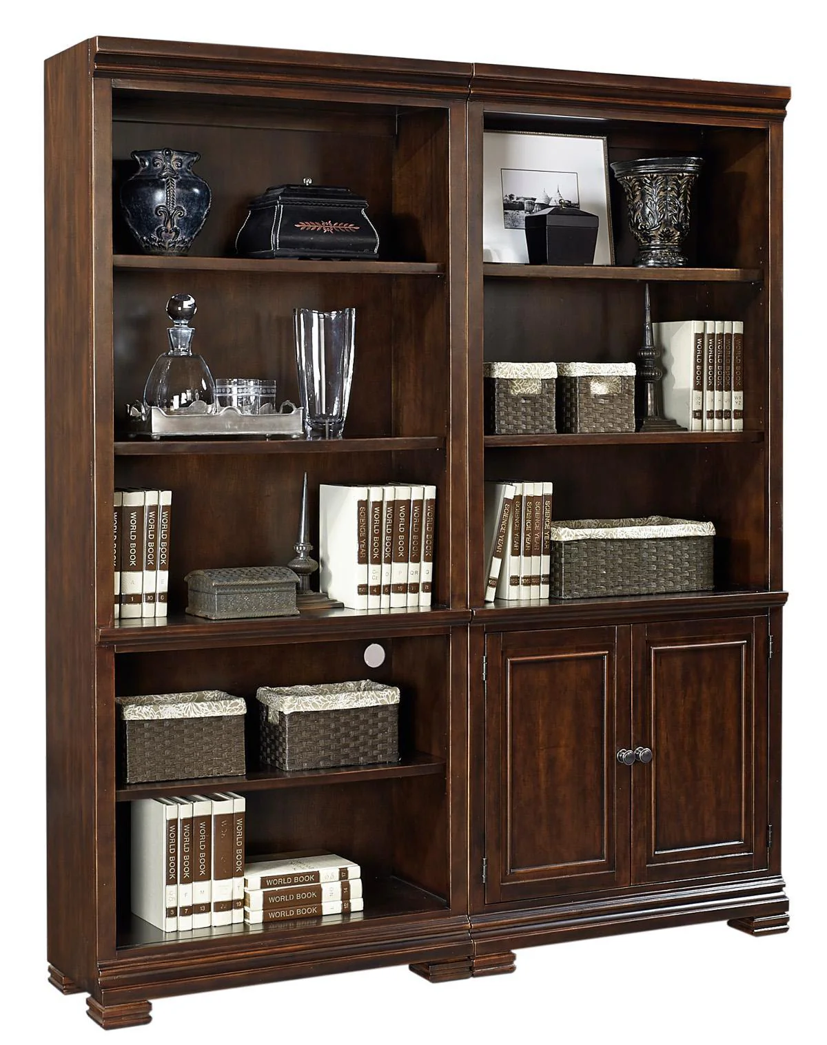 Aspenhome Weston Open Bookcase in Brown - Image 2
