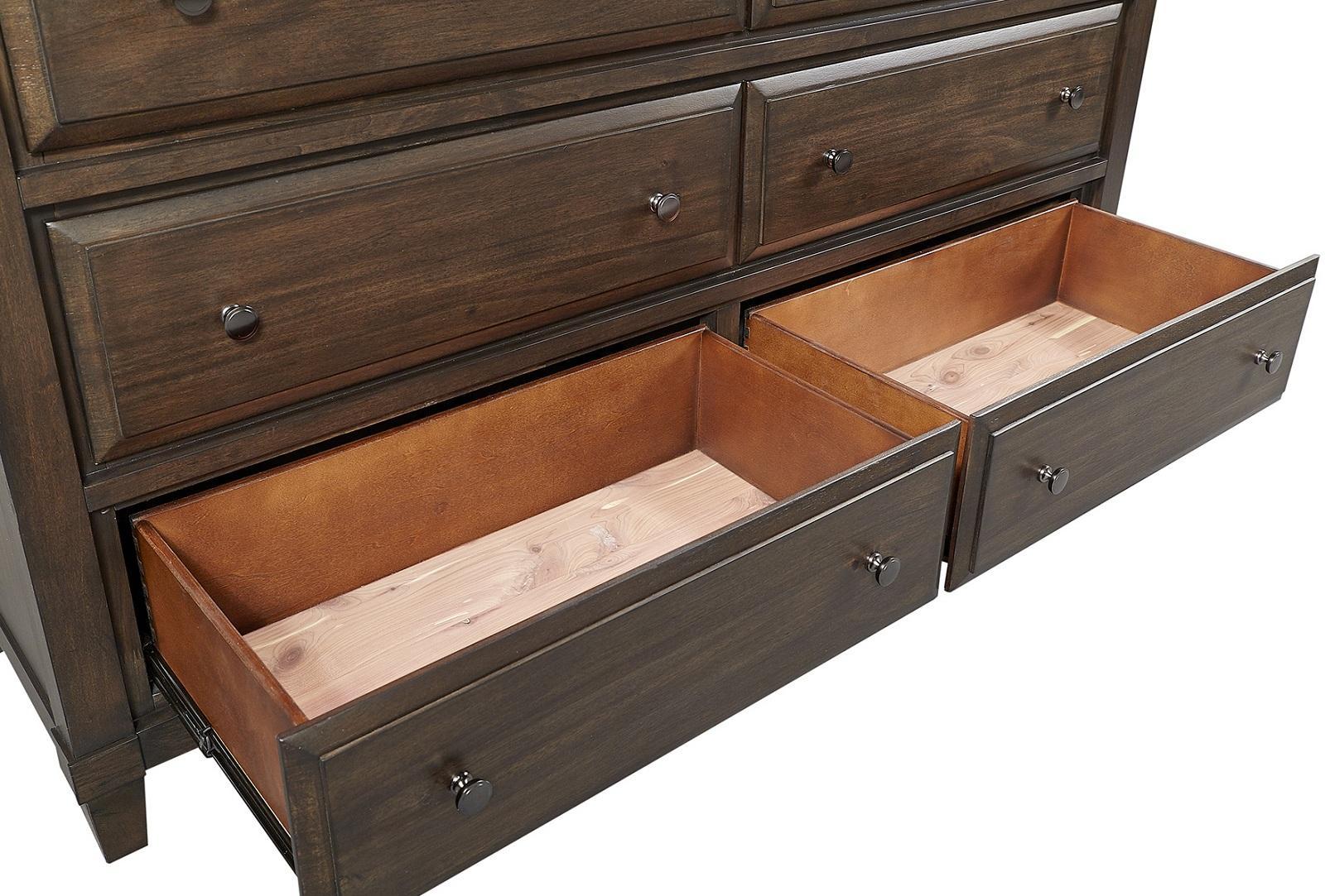 Asphenhome Easton 6 Drawer Dresser in Burnt Umber - Image 2