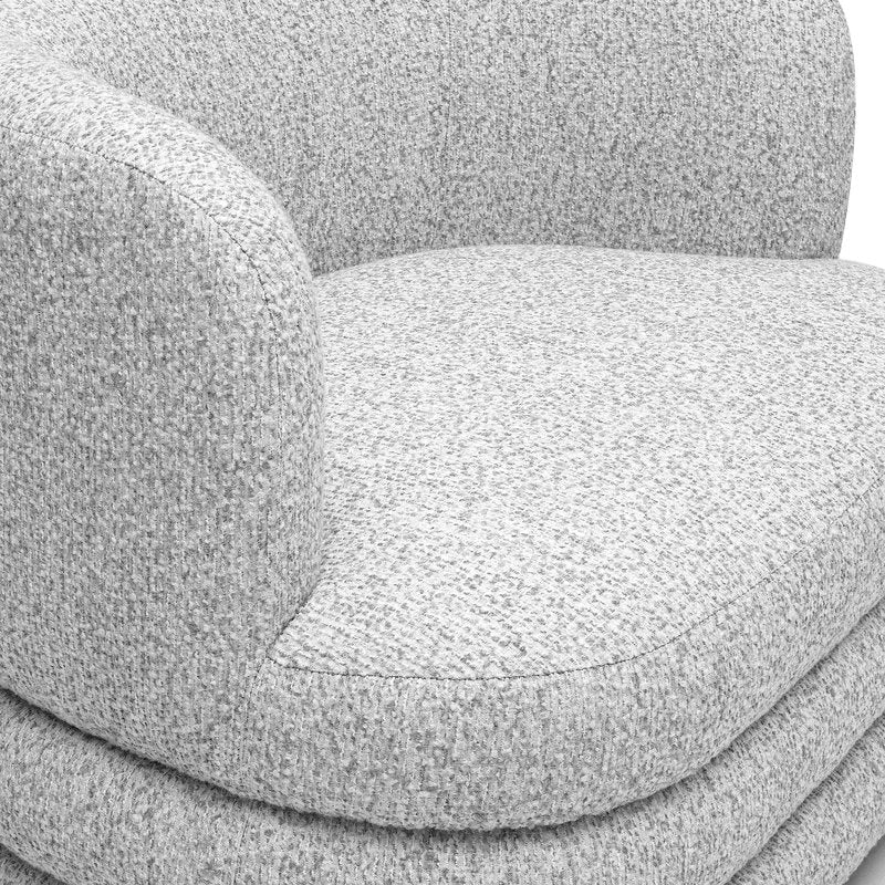 Astor Light Grey Swivel Hotel Lounge Chair - Image 5