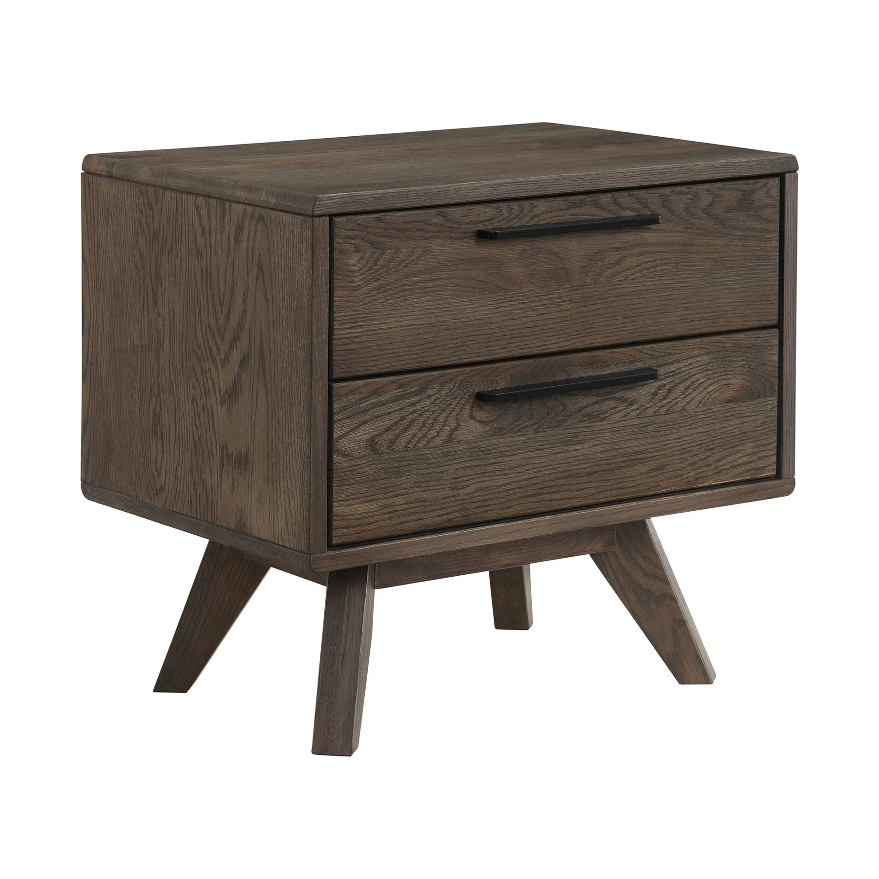 Astoria Oak 2 Drawer Nightstand - Image 2