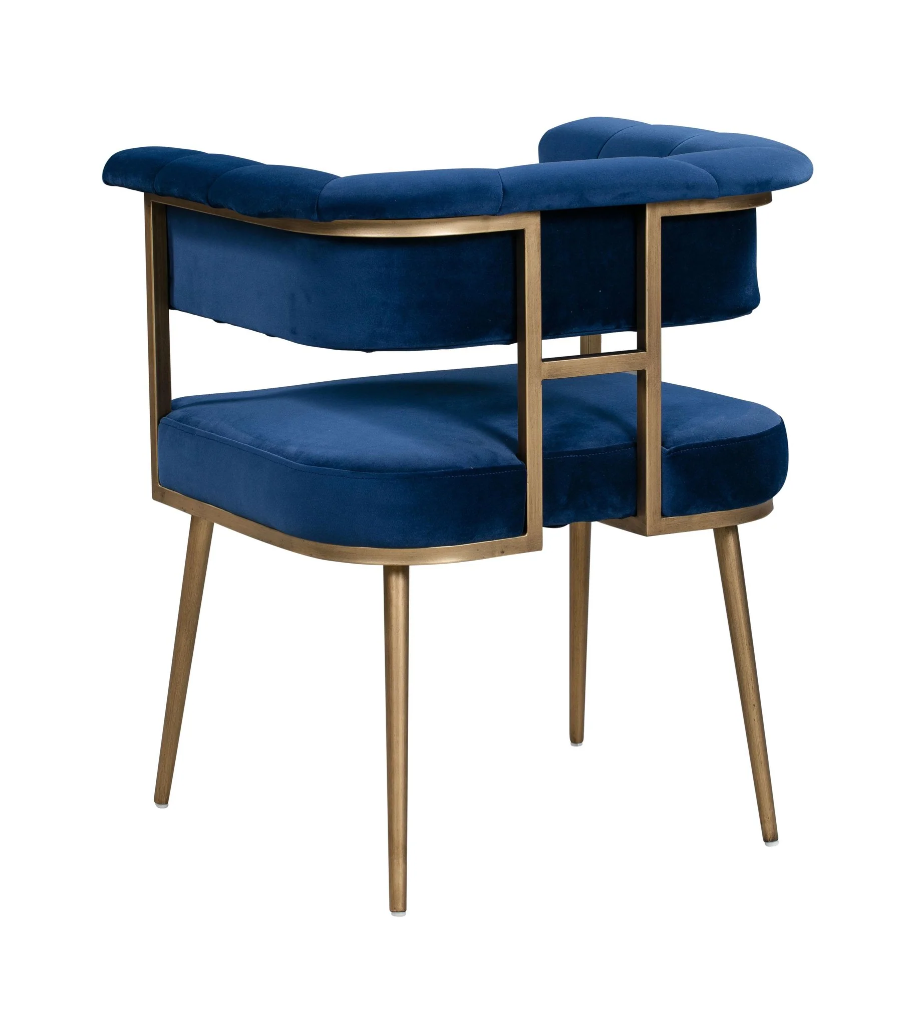 Astrid Navy Velvet Chair - Image 4