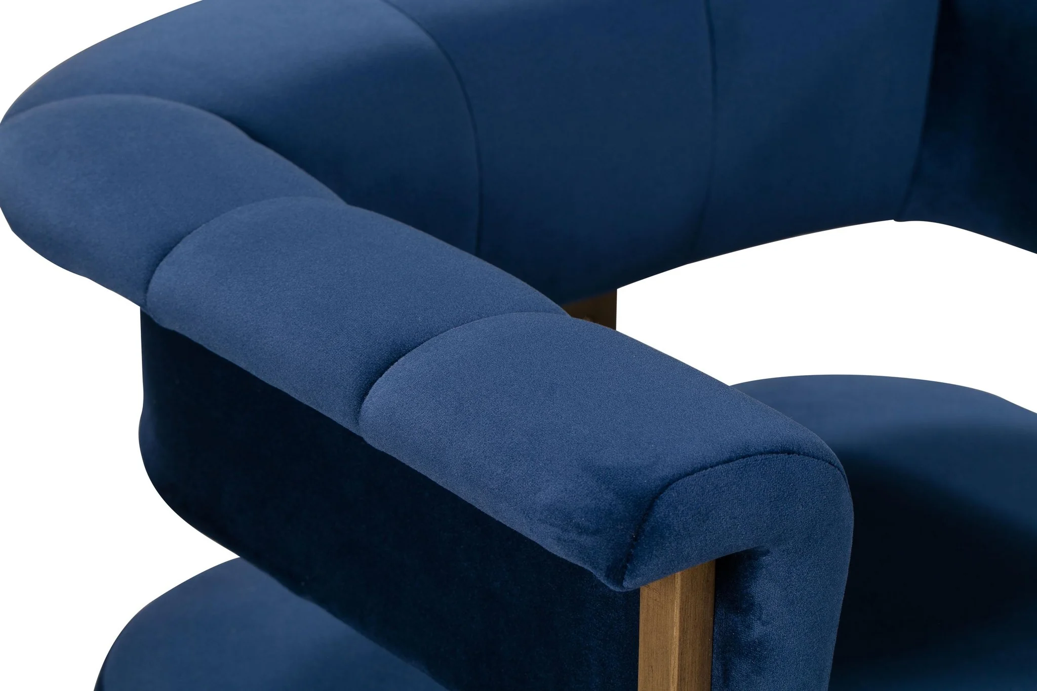 Astrid Navy Velvet Chair - Image 6