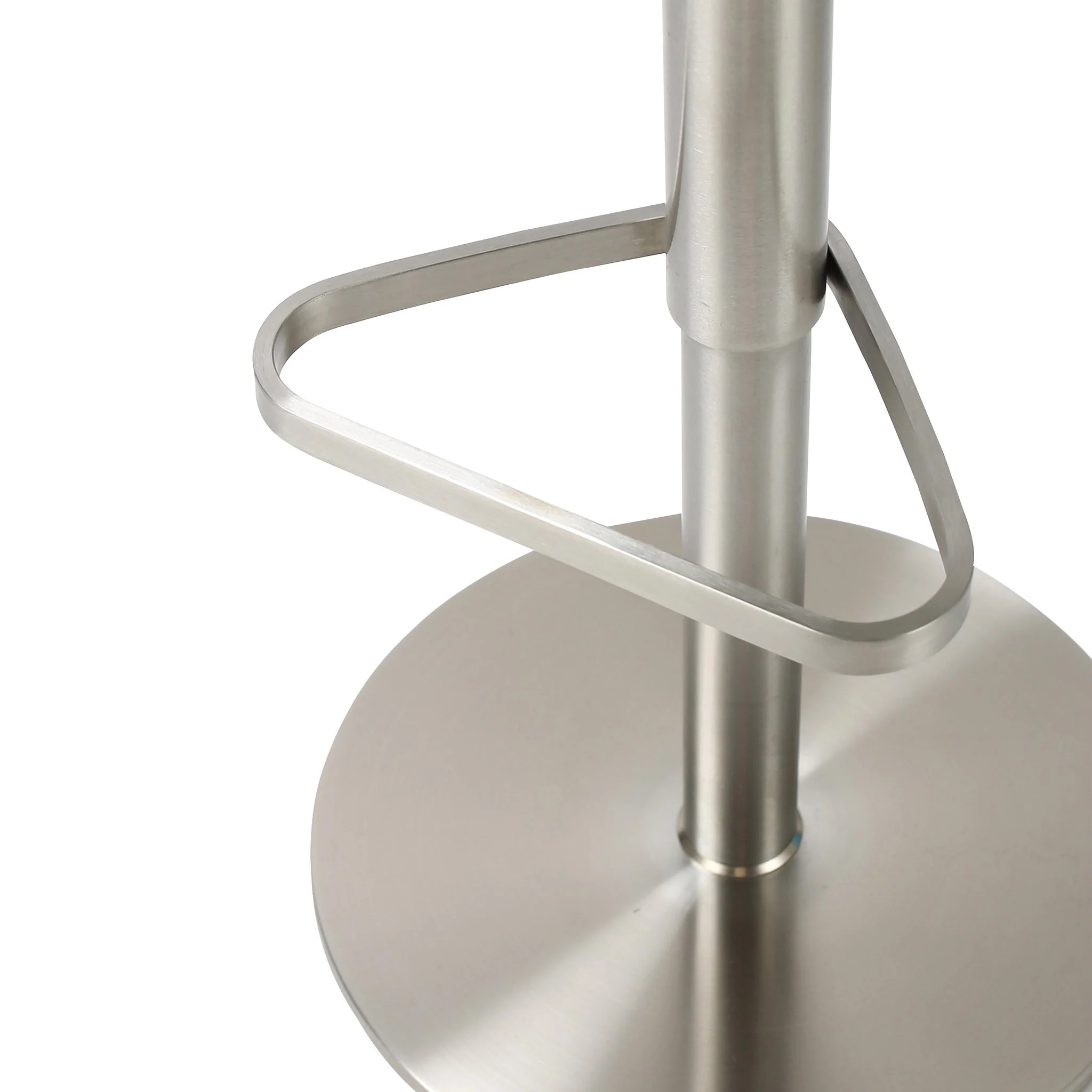 Astro White and Grey Boucle Adjustable Stool - Image 5