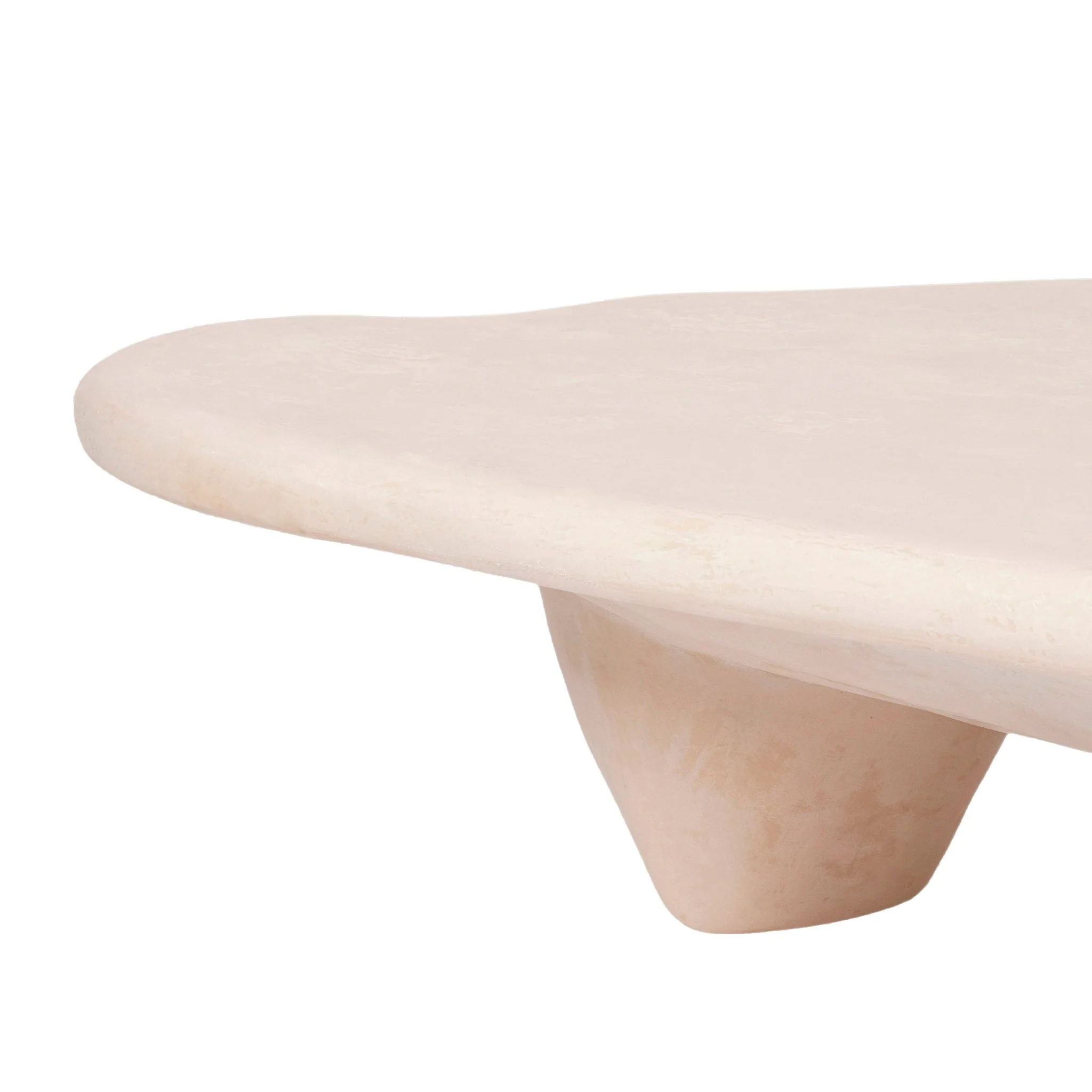 Athen Nude Faux Stone Coffee Table - Image 4