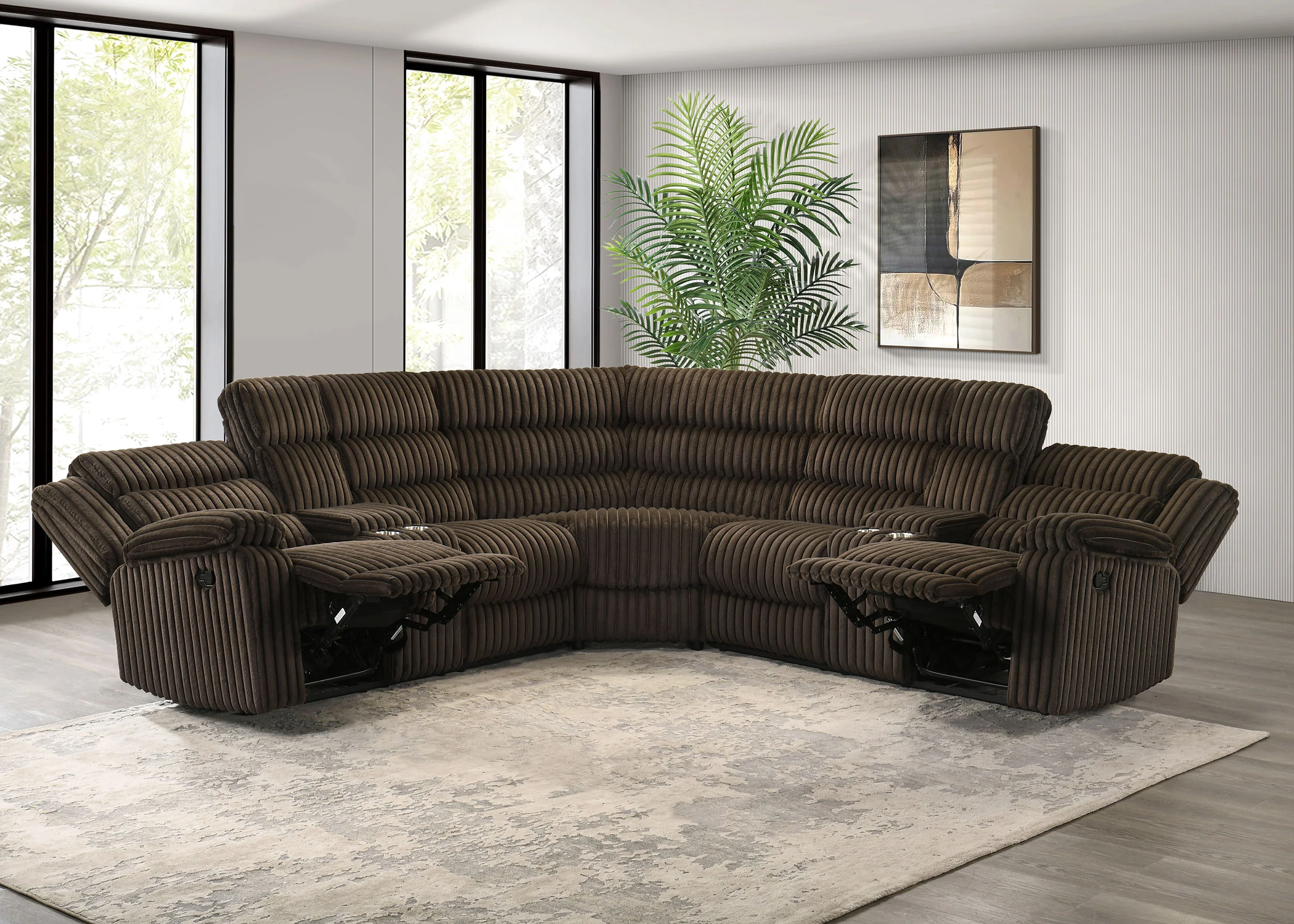 Atkinson Reclining Sectional Sofa - Image 4