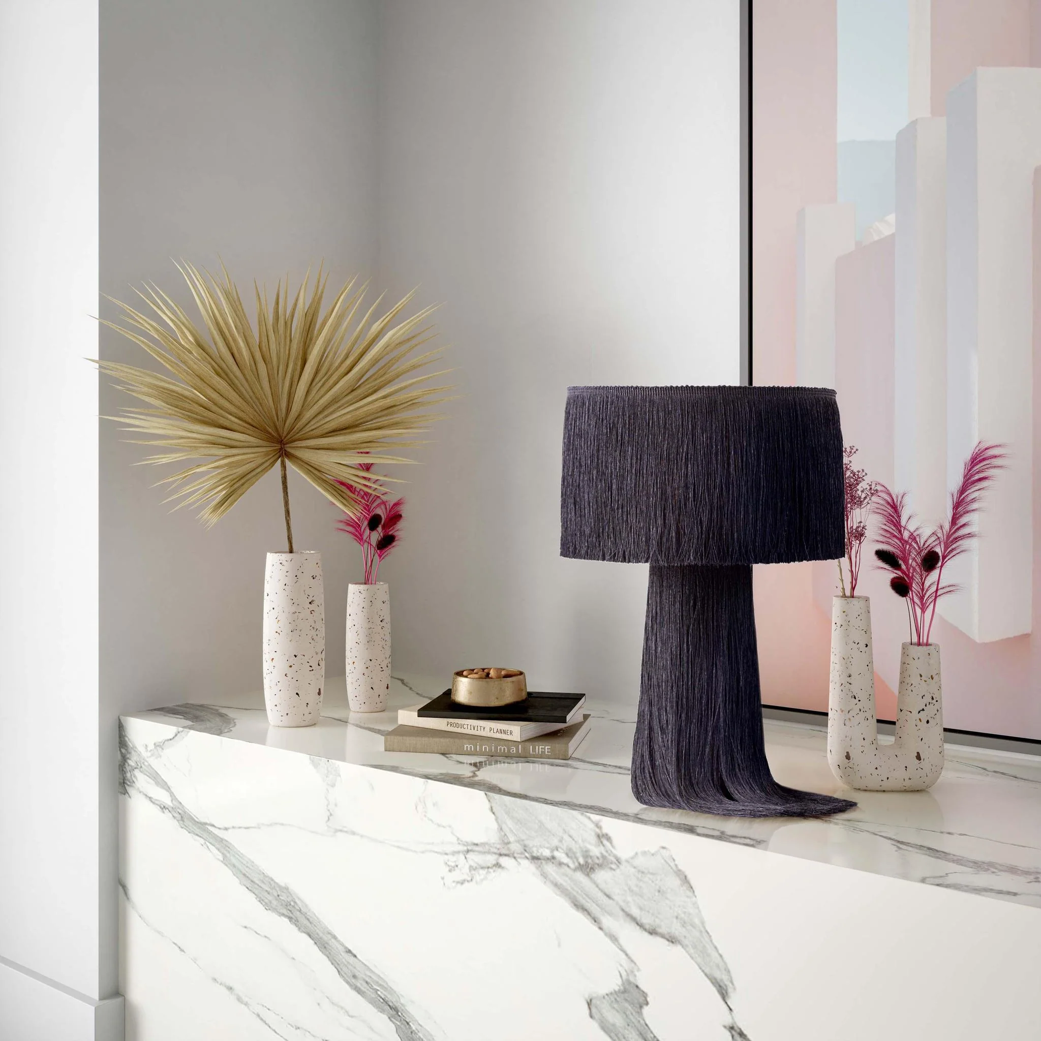Atolla Black Tassel Table Lamp - Image 7