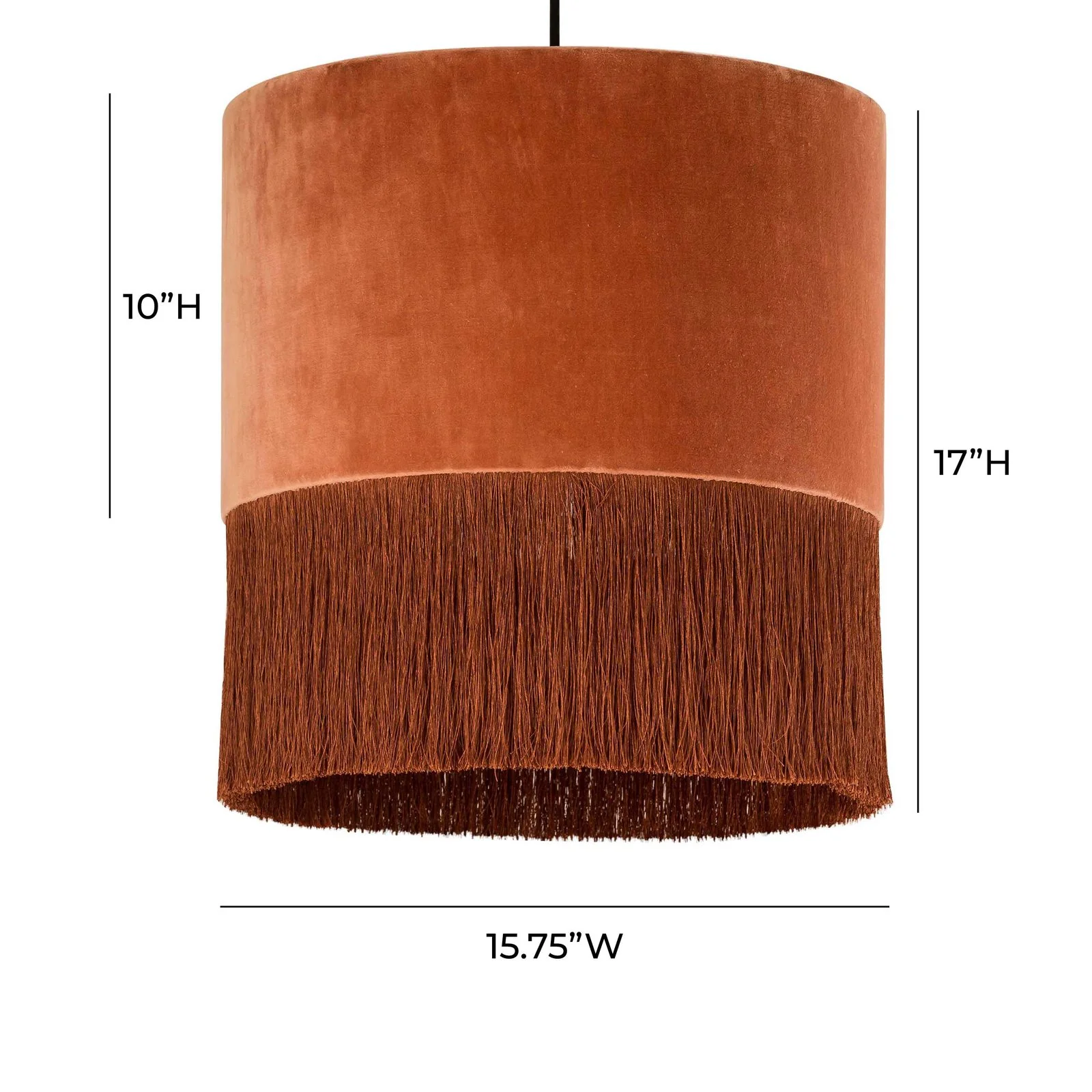 Atolla Brick Tassel Pendant - Image 6