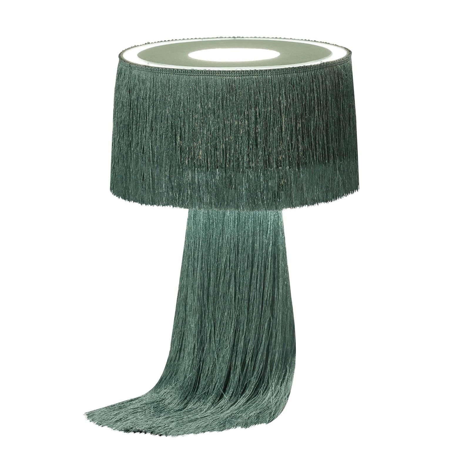 Atolla Emerald Tassel Table Lamp - Image 3