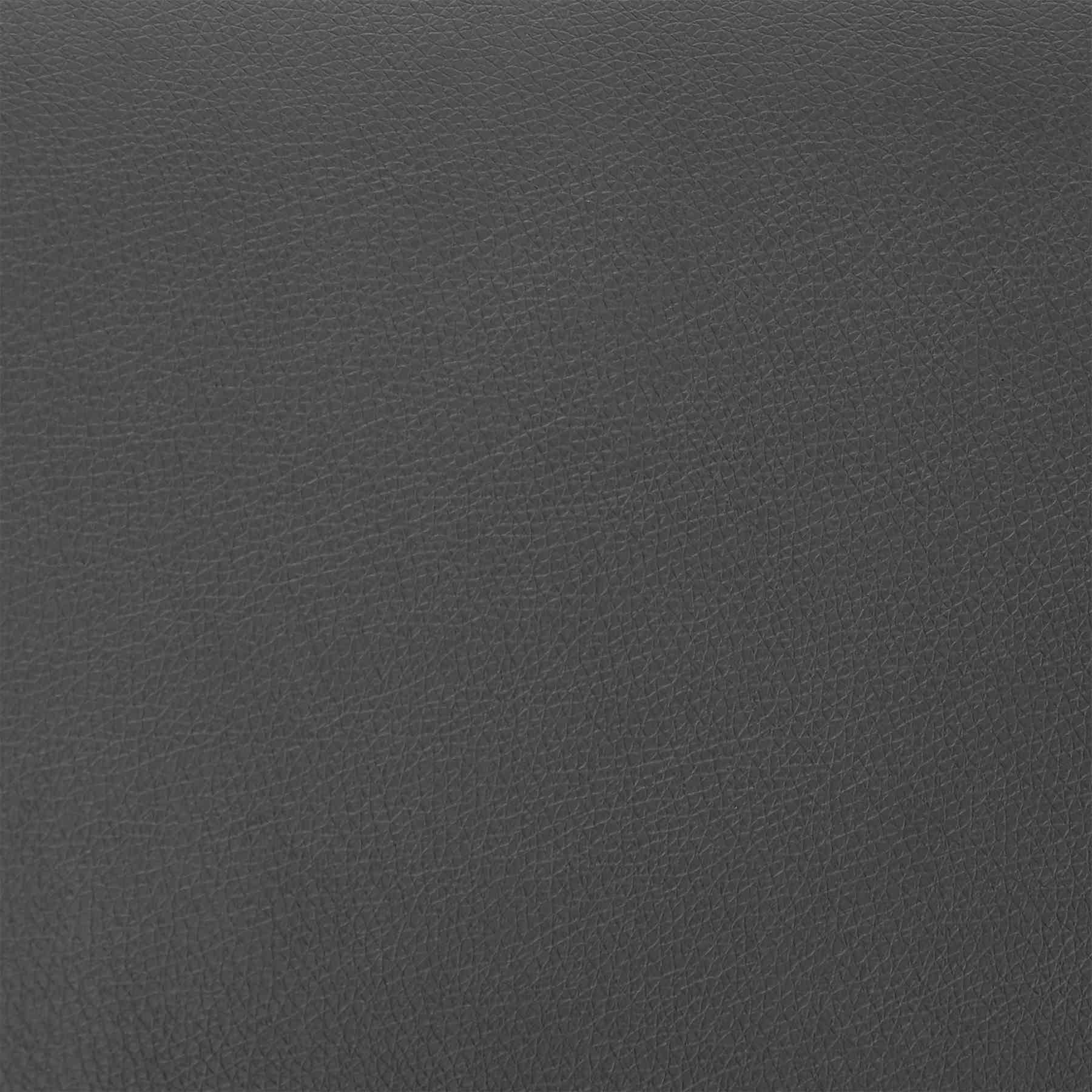 Aura Gray Faux Leather and Brushed Stainless Steel Swivel 30" Bar Stool - Image 9