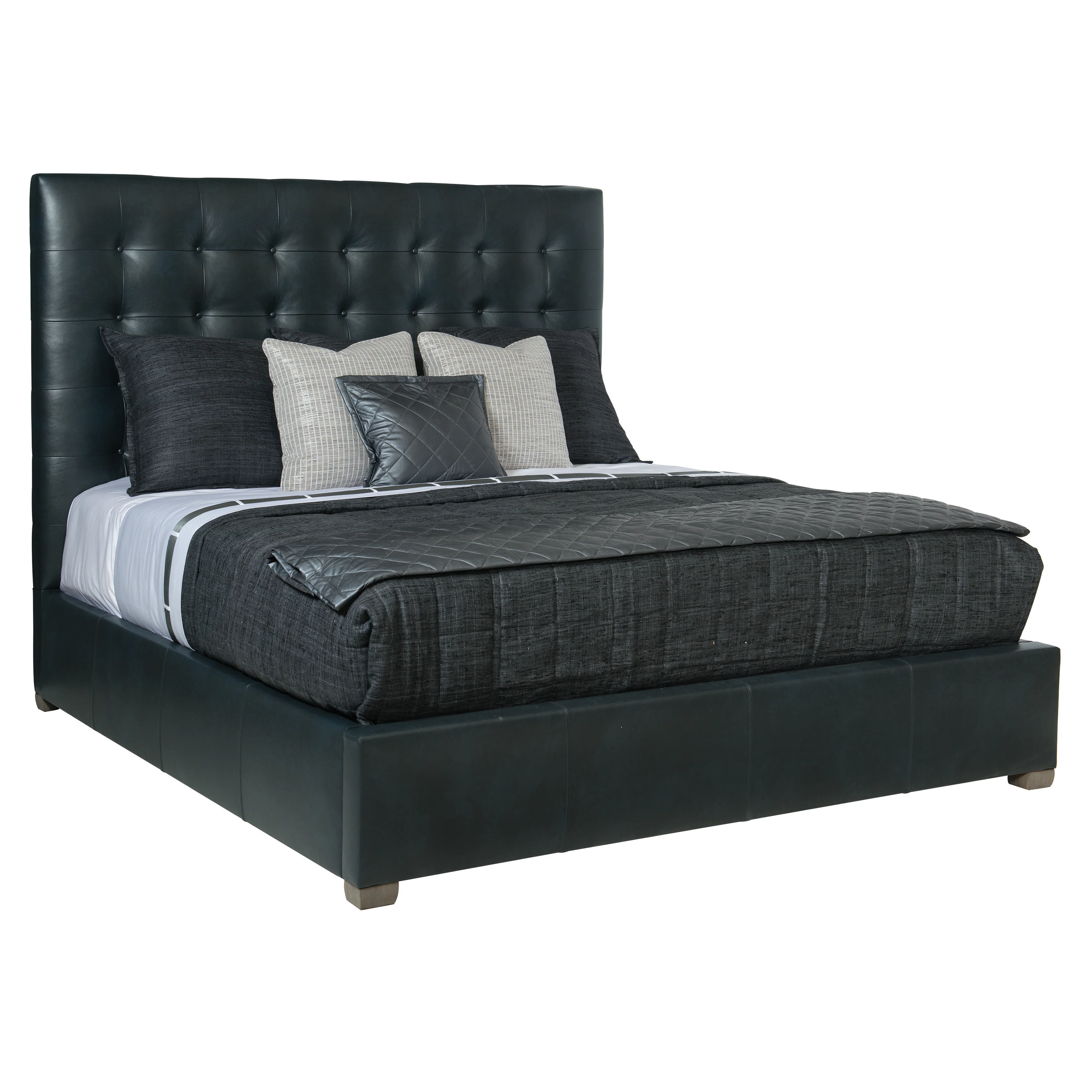 Avery Leather Panel Bed - Image 5