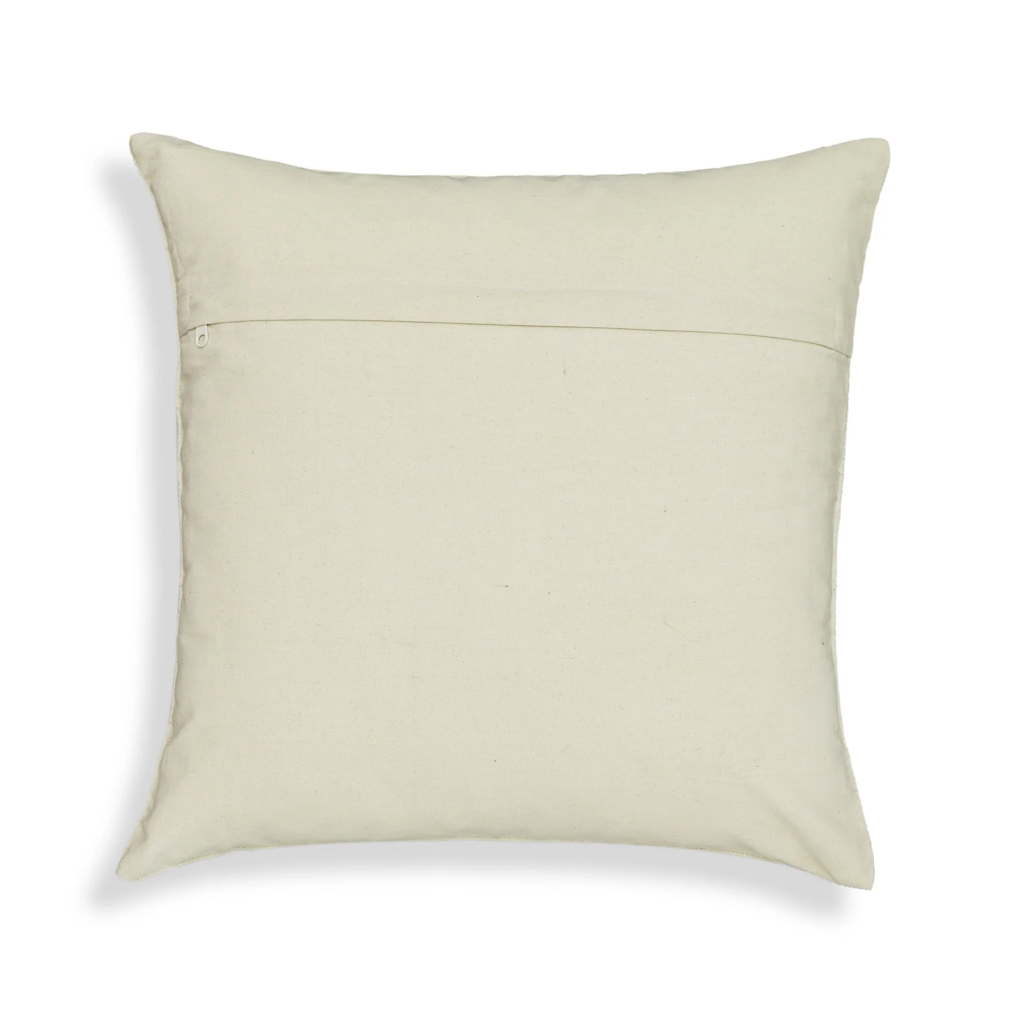 Aztec Cream & Indigo Wool 20 inch Square Accent Cushion - Image 5