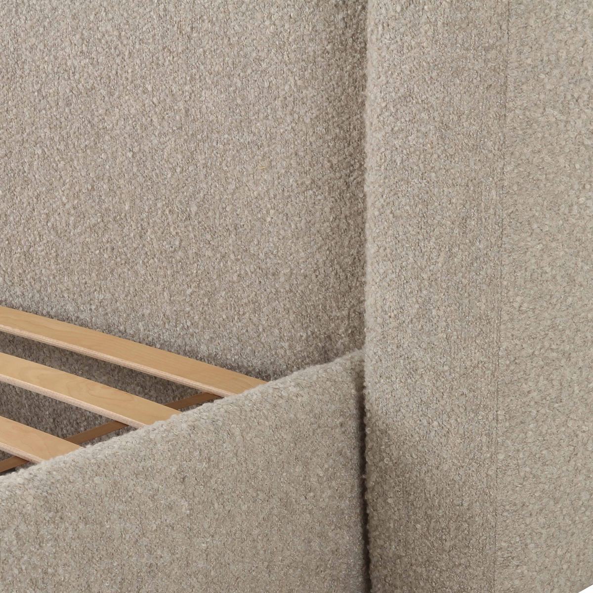 Babette Tan Boucle King Bed - Image 8
