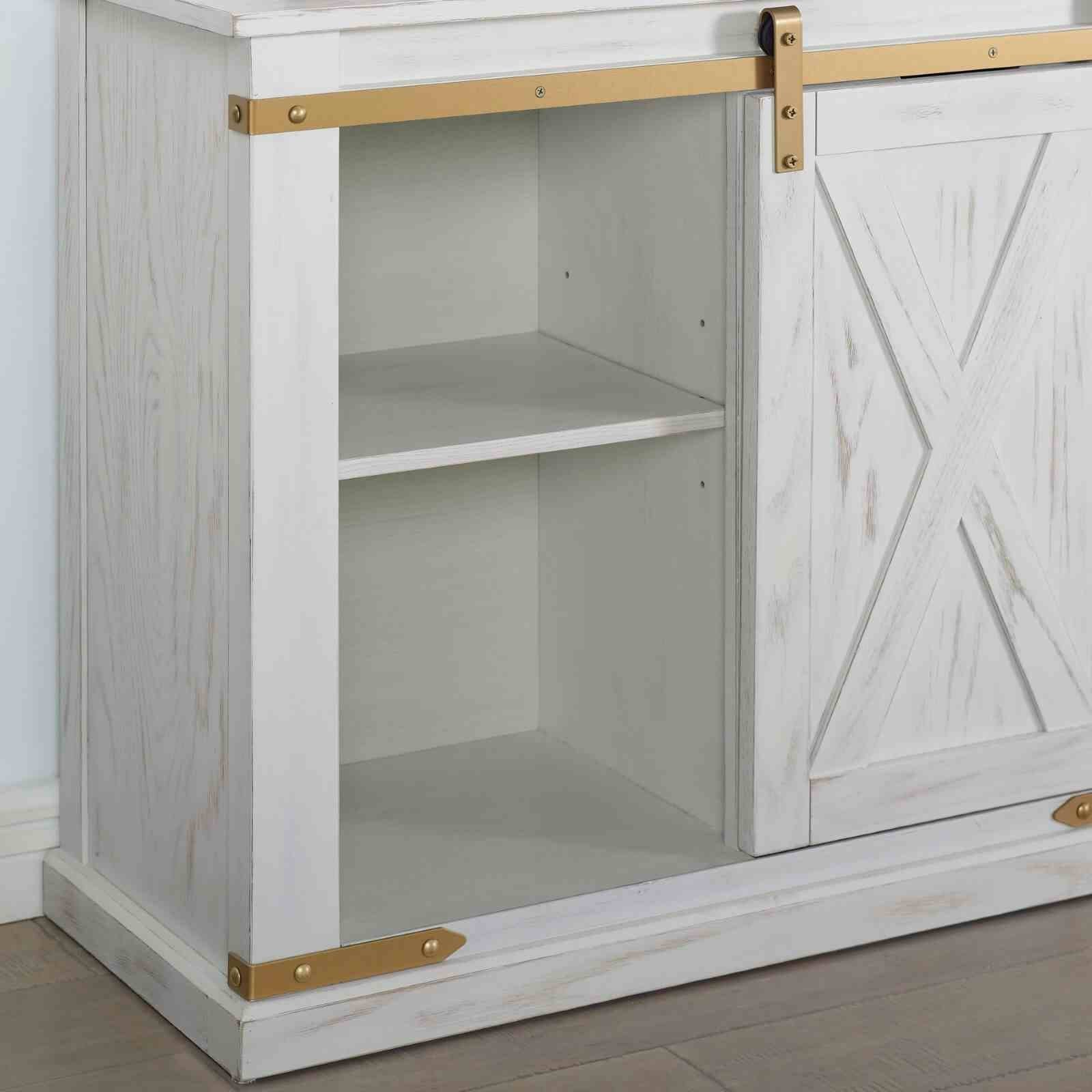 Bacerra Sofa Table, Antique White - Image 3