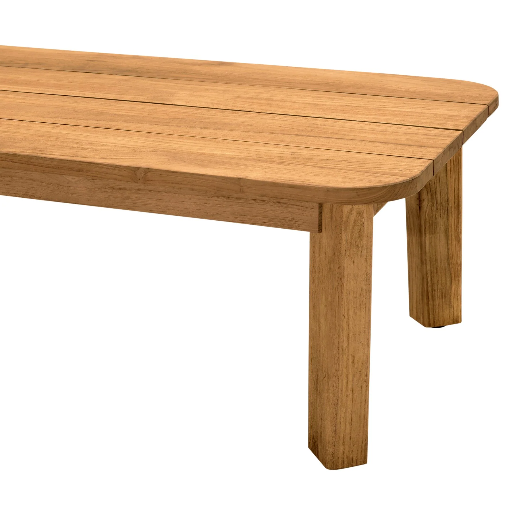 Bahamas Outdoor Rectangular Teak Wood Coffee Table - Image 7