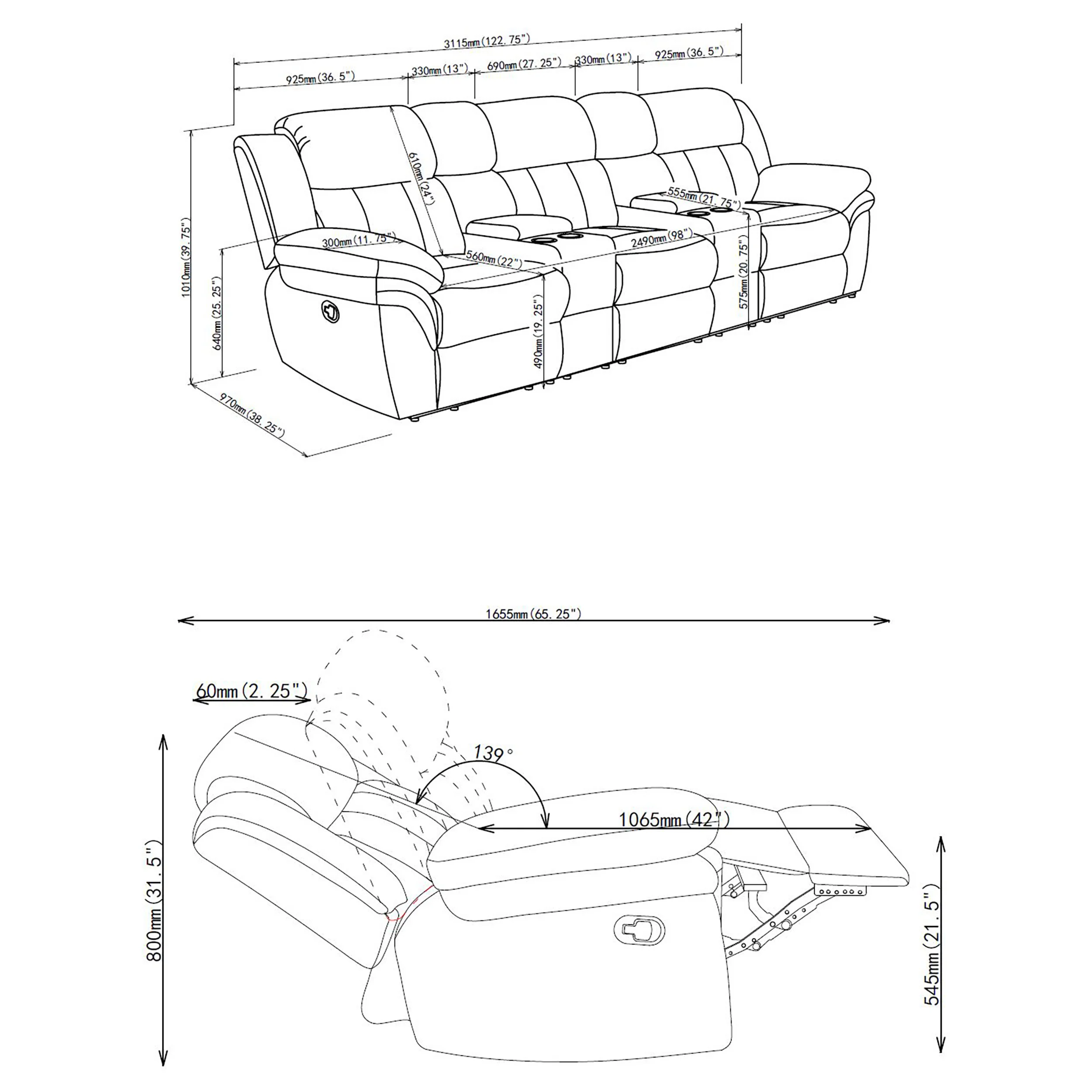 Bahrain Home Theater Seating - Image 20