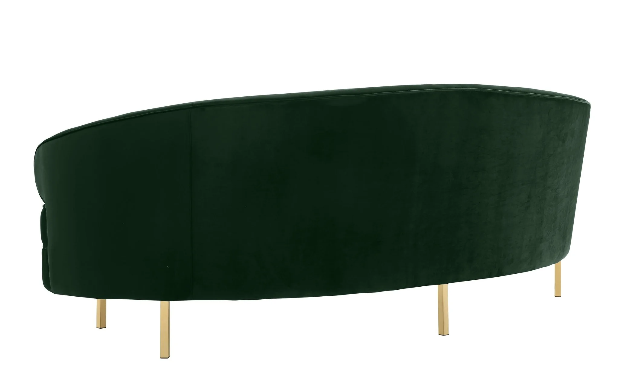 Baila Forest Green Velvet Sofa - Image 5