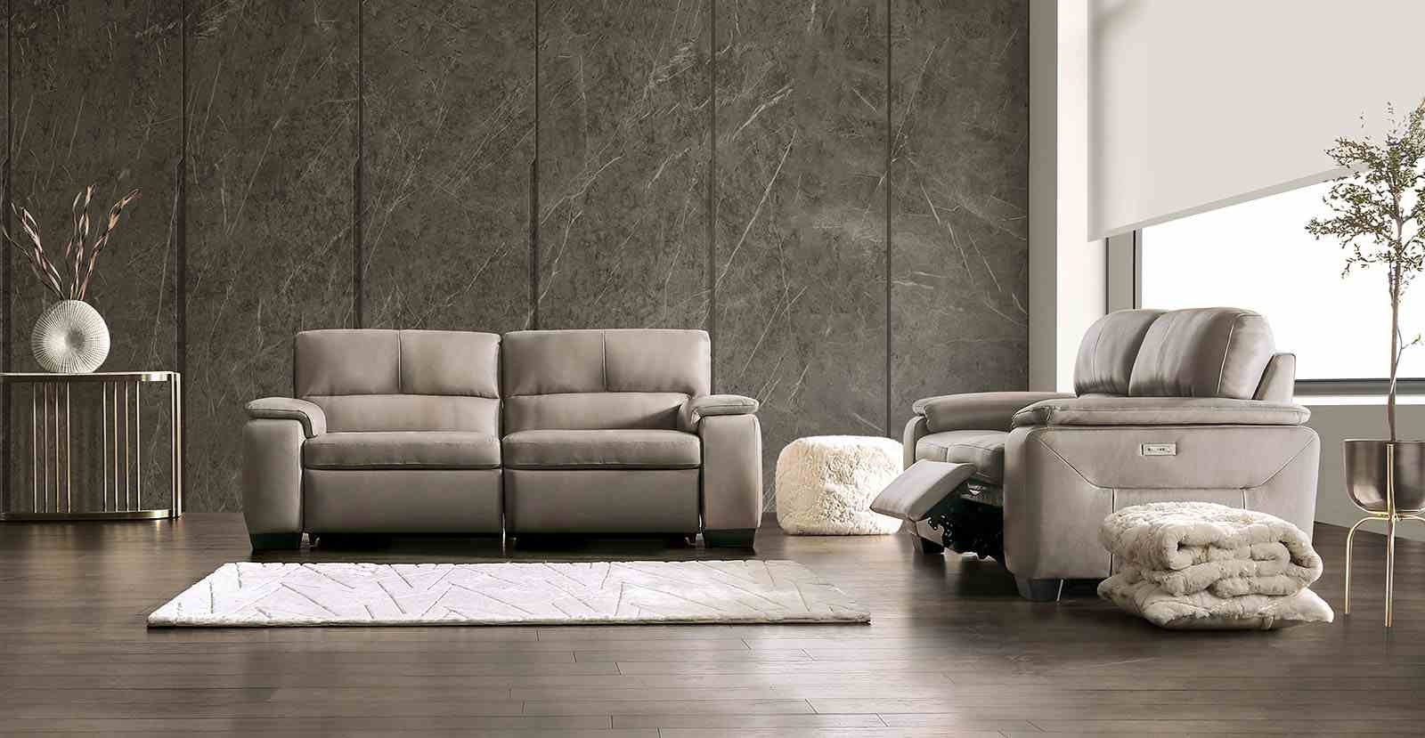 Balderico Power Sofa, Taupe - Image 2