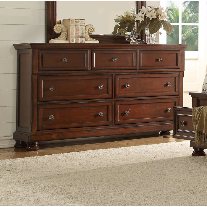 Baltimore 4 Pc king Bed Dark Walnut - Image 6