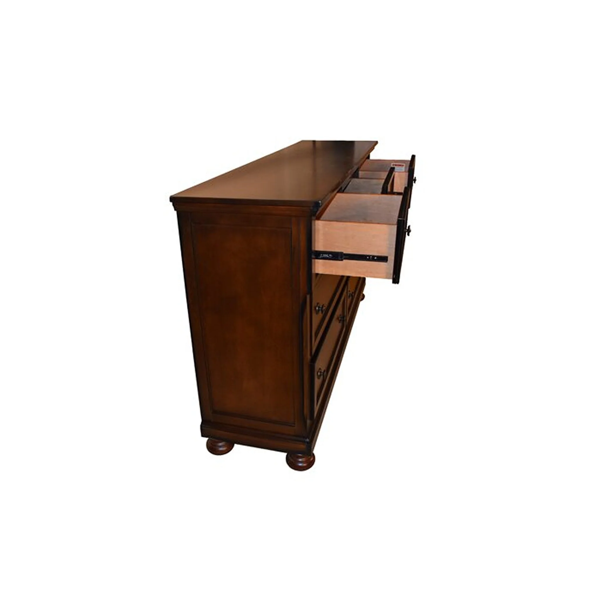Baltimore 4 Pc king Bed Dark Walnut - Image 8