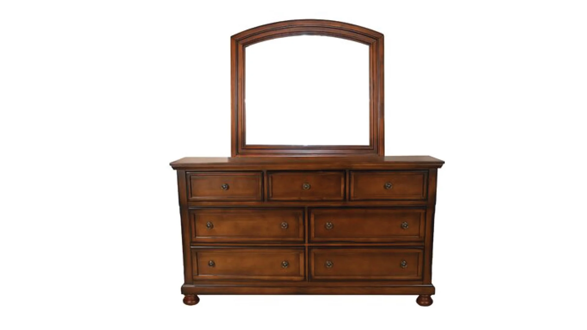 Baltimore 4 Pc Queen Bed Dark Walnut - Image 13