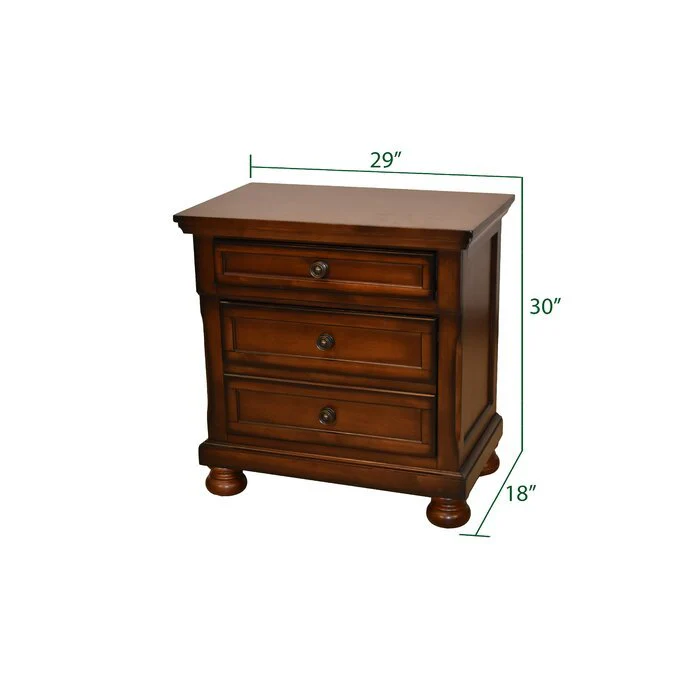 Baltimore 5 Pc king Bed Dark Walnut - Image 15